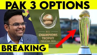 Pakistan Share his 3 Options to ICC for Champions trophy  Who will host Champions trophy [upl. by Donoghue840]