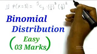 Binomial Distribution  Probability  Mathematics  0304 Marks  HSC12th Science Commerce amp Arts [upl. by Nesmat]