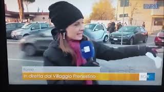 Intervento al TGR Lazio in diretta da Villaggio Prenestino [upl. by Hardi]