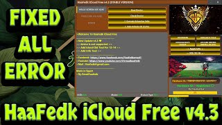 الاصدار الجديد من الاداه المجانيه HaaFedk iCloud Free new v43 [upl. by Nim]