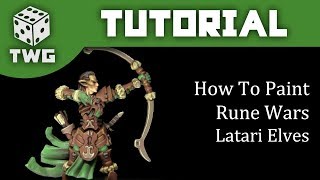 Rune Wars Tutorial How To Paint Latari Elves [upl. by Yuu]