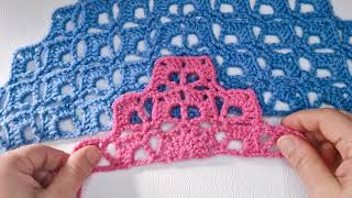 Crochet Easy Triangle Shawl Pattern Ideal For Beginners Friendly Tutorial [upl. by Htilil]