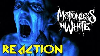 Motionless In White  Disguise REACTION  BethRobinson94 [upl. by Anirtek]