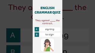 English Grammar Quiz Gerunds vs Infinitives [upl. by Cherian634]