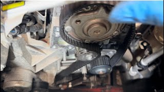 Fiat Panda 20112020 Timing Belt Replacement [upl. by Anh2]