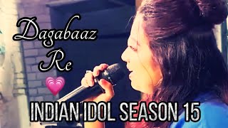 Shreya Ghoshal singing Dagabaaz Re in Indian Idol Season 15 [upl. by Lari]