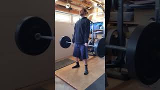 Man in Mismatched Socks almost holds weight to long for Shorts 🤯🤯 155lb lifting 1minutehold [upl. by Akcira620]