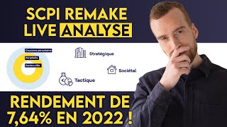 Remake Live  La meilleure SCPI du marché   Analyse [upl. by Yevi]