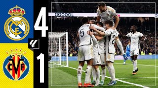 Real Madrid 41 Villarreal  HIGHLIGHTS  LaLiga 202324 [upl. by Aicirpac691]