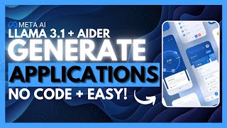 Aider  Llama 31 Develop a Fullstack App Without Writing ANY Code [upl. by Corly363]