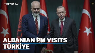 Erdogan We appreciate Albanias solidarity with Palestine [upl. by Wellington]