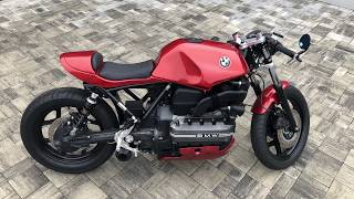 BMW K100rs custom  Sakhir  Cafe racer [upl. by Bartle693]