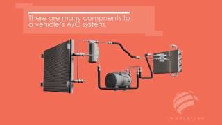 Basic Parts to Your Cars Air Conditioner [upl. by Attennaj]