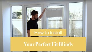 How to Install Your Perfect Fit Blinds  BlindsbyPost [upl. by Kulsrud]