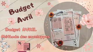 📓 Budget du mois 📓 DAVRIL [upl. by Kurth623]