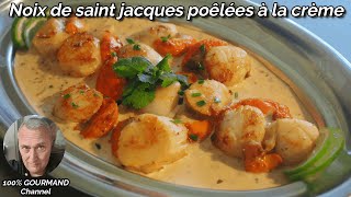 régaler vous en préparant du coquille Saint Jacques recette facille [upl. by Dnalor]