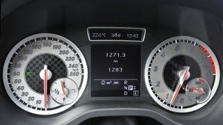 Mercedes A250 2012 W176  acceleration 0240 kmh [upl. by Rentsch]