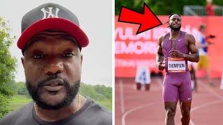 Justin Gatlin Break Silence On The Truth About Kishane Thompson [upl. by Aiuqal]