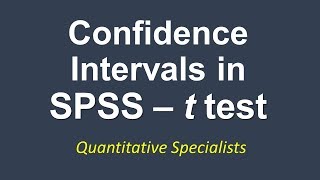 How to Interpret a Confidence Interval in SPSS – Two Sample t Test [upl. by Viola]