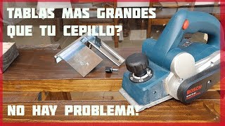 Como usar un CEPILLO eléctrico ► Guía COMPLETA ¿Tablas mas GRANDES que tu cepillo [upl. by Funda]