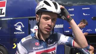 les réactions vidéo de Julian Alaphilippe Rémi Cavagna Florian Sénéchal après la 2ème étape [upl. by Arretak]