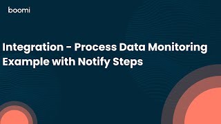 Integration  Process Data Monitoring Example with Notify Steps [upl. by Anelyak]