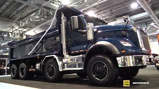 2022 International HX 620 8x4 Dump Truck  Exterior Interior Walkaround Tour  Salon Camion Lourd QC [upl. by Chastain]