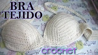 Brasier Tejido a Crochet Facil y Rapido [upl. by Mireielle670]