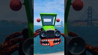 Escape From Lightning McQueen Cartoon Car Eater  McQueen 🆚 Lightning McQueen Eater Pixar Cars [upl. by Suk]