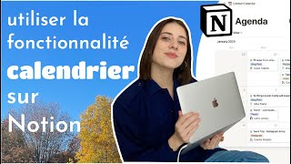 comment utiliser la fonctionnalité calendrier sur Notion  explications  tutoriel étape par étape [upl. by Cheyne]