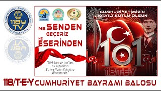 CUMHURİYET BALOSULIONS 118  TEY Cumhuriyetin101yılı nemutluturkumdiyene [upl. by Lauritz]