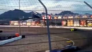 Noah Gragson wins the Super Late Model race and climbs the fence [upl. by Marlane]