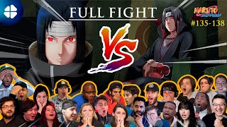 ITACHI vs Sasuke 23 People React FULL FIGHT MEGA Reaction Mashup Shippuden 135138 🔥🇯🇵 [upl. by Suolhcin]