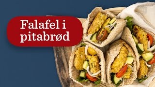 11 Falafel i pitabrød  Mit Kokkeri [upl. by Buine]