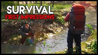 SCUM First Impressions  NEW SUPERREALISTIC Survival Scum Gameplay Part 1 [upl. by Appleton]