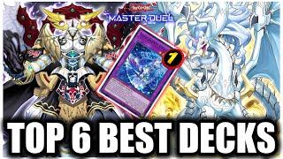 TOP 6 BEST DECKS in MASTER DUEL [upl. by Mikol716]