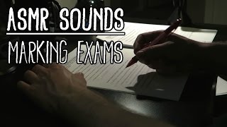 ASMR Sounds Quietly Marking Exams [upl. by Anesuza251]