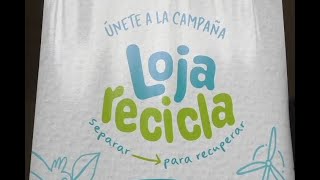 Lanzamiento campaña Loja Recicla [upl. by Orford568]