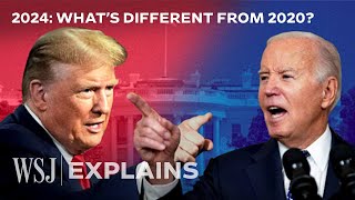 A Trump vs Biden Rematch Whats Different in 2024  WSJ [upl. by Annawyt263]