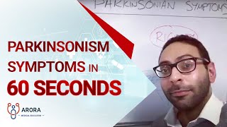 Parkinsonism symptoms in 60 seconds [upl. by Aiuqenehs]