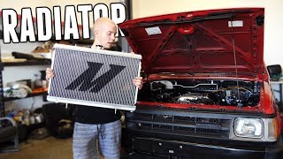 V8 Drift Truck Gets an Upgraded Radiator amp Clutch [upl. by Rovert]