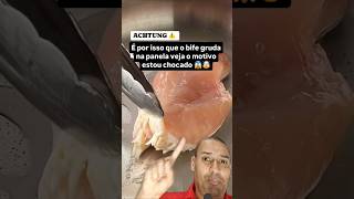 Você sabia Que é por isso que o bife 🥩 gruda na panela dicas utilidadepublica viral bife [upl. by Adnahsed]