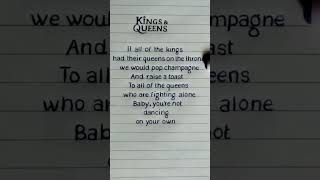 Ava Max  Kings amp Queens Lyrics REQUESTED lyrics avamax shorts shortsfeed [upl. by Nemaj]