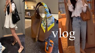 vlog 에르메스 피코탄18 골금 구입기amp언박싱 샤넬 슬링백 언박싱 자라ZARA 트위드자켓 코스COS 신상 원피스 입어보기 하울이치란라멘 밀키트 일상브이로그 [upl. by Nomsed]