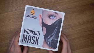 Sparthos Workout Mask  Unboxing and How to use valves [upl. by Vanny433]