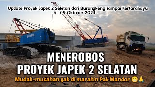 Menyusuri Proyek Jalan Tol Japek 2 Selatan menggunakan motor  Update 9 Okt 2024 [upl. by Anreval]