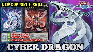 CYBER DRAGON FINALLY AFTER 3 YEARS WELCOME BACKCombo guideDecklistamp ReplaysIN YUGIOH DUEL LINKS [upl. by Nosraep209]