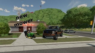 new mower  farming simulator 22 [upl. by Aiksas]