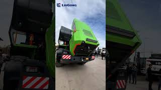 LiuGong debuted 856HE Electric Wheel Loader in Santiago Chile [upl. by Trinatte]