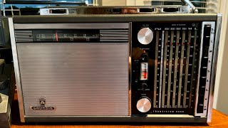 Grundig Satellit 5000 with factory optional BFO MGC amp NL [upl. by Rovner]